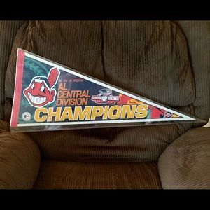 Cleveland Indians 1998 Division Champions Pennant